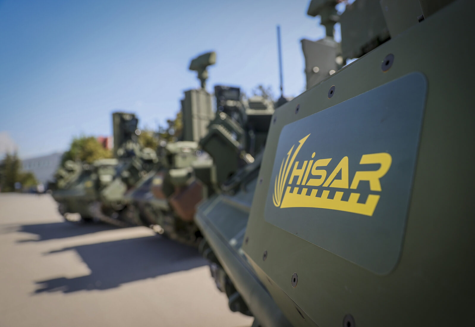 ANKARA, TURKEY - MAY 7: A low altitude air defense system, Hisar-A+, which is a member of Hisar, a family of short-range to long-range surface-to-air missile systems is seen in Ankara, Turkey on May 7, 2021. Low Altitude Air Defense Missile System project includes development and production of two type of ground system, self-propelled armored and wheeled vehicle mounted air defense missile systems, and the missile. ( Halil Sağırkaya - Anadolu Agency )